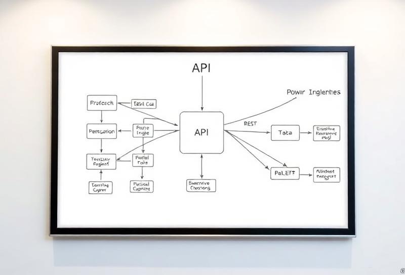 Diagrama de integração de sistemas via API REST para empresas em SP
