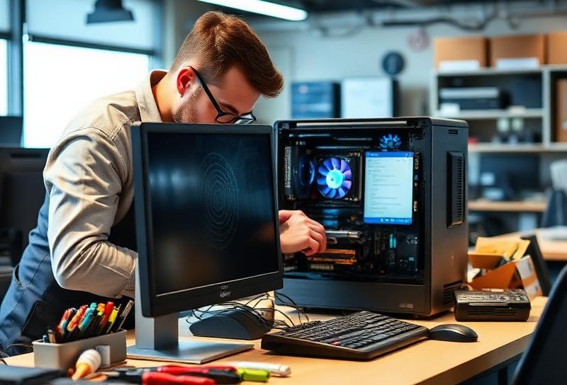 Manutenção preventiva em computador corporativo por técnico em São Paulo