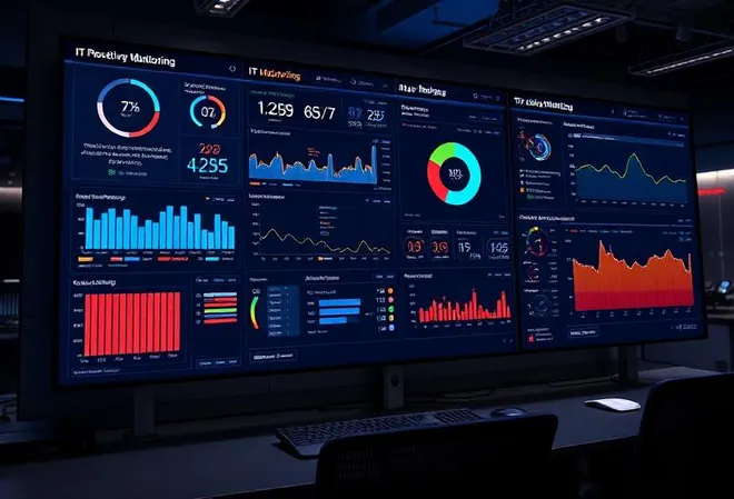Dashboard de monitoramento proativo 24/7 para empresas em São Paulo capital