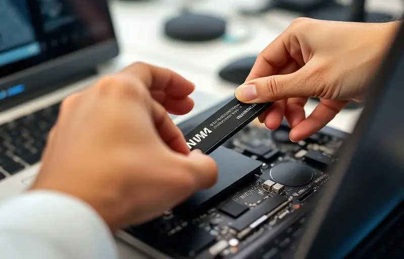 Instalação de SSD NVMe em notebook para upgrade de performance