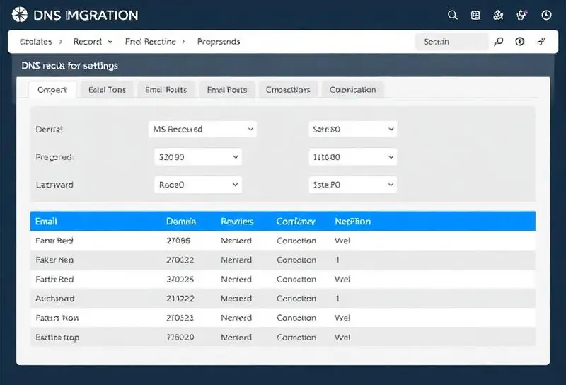Configuração de DNS e registros MX para empresa em São Paulo